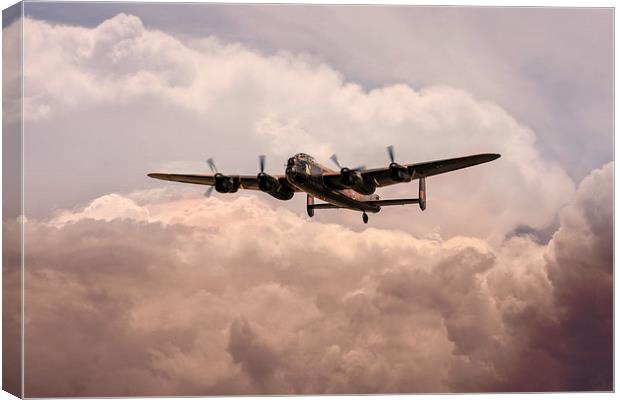  Warbirds - Avro Lancaster  Canvas Print by J Biggadike