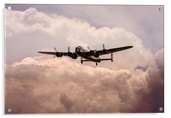  Warbirds - Avro Lancaster  Acrylic by J Biggadike