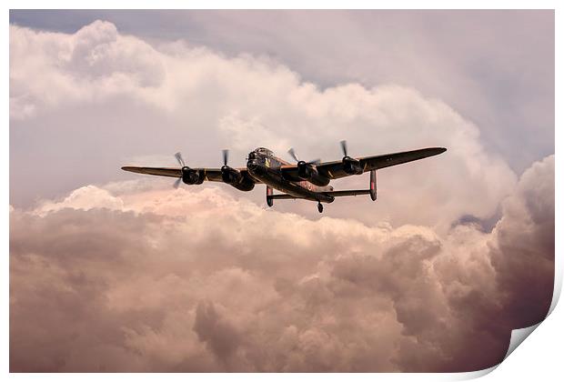  Warbirds - Avro Lancaster  Print by J Biggadike
