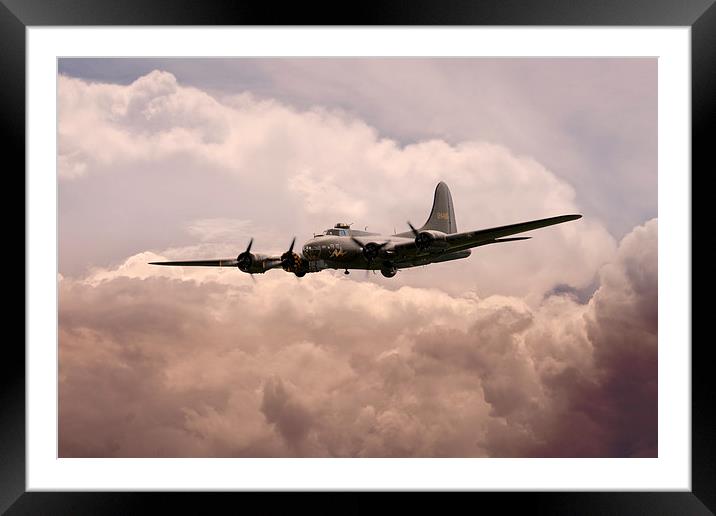 Warbirds - Flying Fortress  Framed Mounted Print by J Biggadike