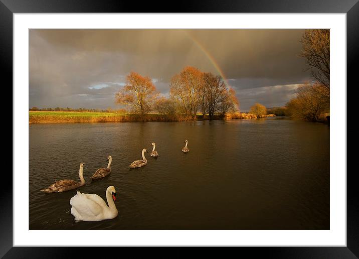 Storm on the Avon  Framed Mounted Print by Sue Dudley