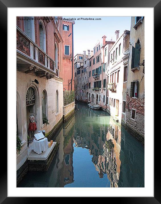  Venice.Italy Framed Mounted Print by Lilian Marshall
