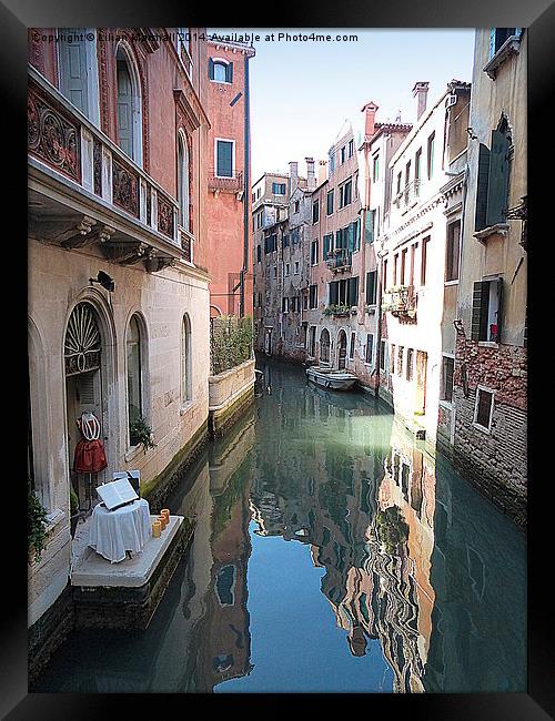  Venice.Italy Framed Print by Lilian Marshall