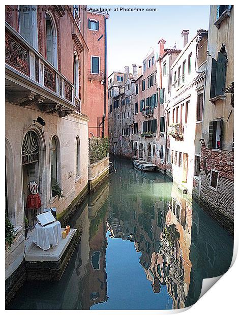  Venice.Italy Print by Lilian Marshall