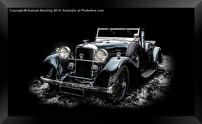  Classic Car Framed Print by Graham Beerling