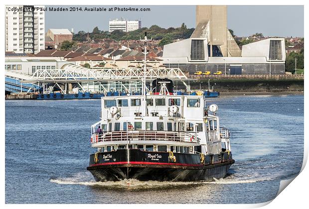 The Royal Iris Mersey Ferry Print by Paul Madden