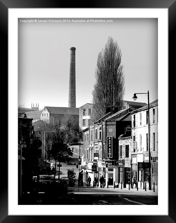 Where Have all the Chimneys Gone?.  Framed Mounted Print by Jacqui Kilcoyne