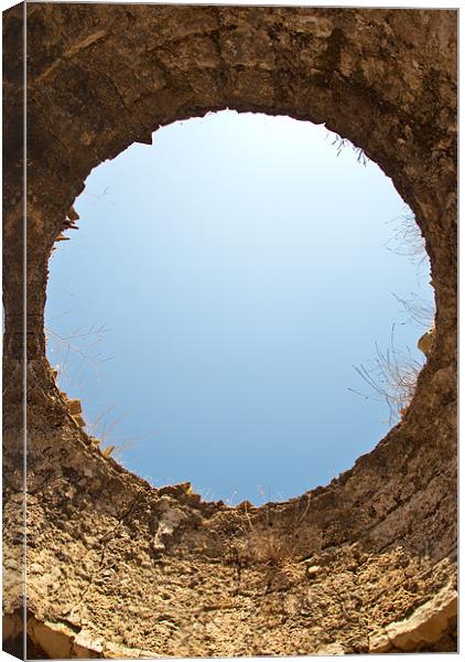 Hole in the ceiling Canvas Print by James Lavott