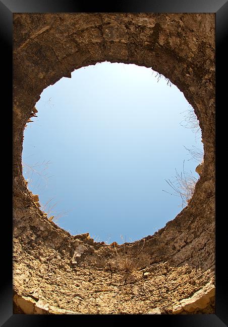 Hole in the ceiling Framed Print by James Lavott