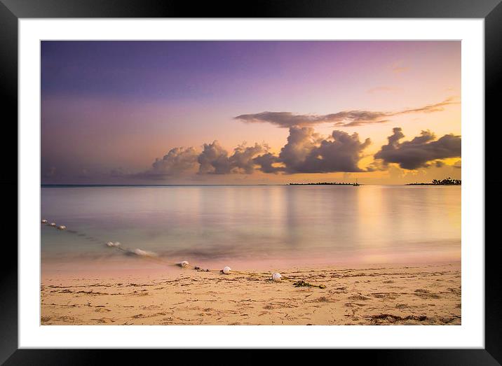  Caribbean Sunrise Framed Mounted Print by Louise Wilden