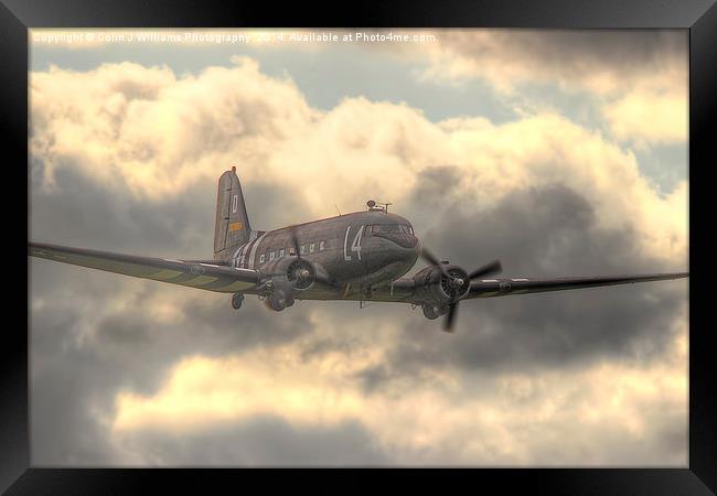  The Douglas C-47 Skytrain Framed Print by Colin Williams Photography