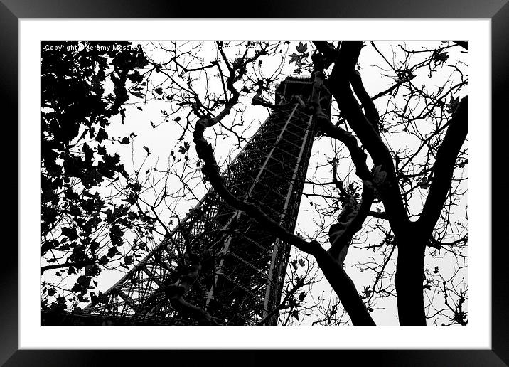 The Eiffel Tower, Paris Framed Mounted Print by Jeremy Moseley