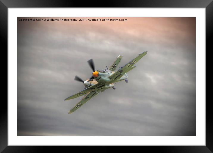   Buchon Duo Shoreham Airshow 2014 Framed Mounted Print by Colin Williams Photography