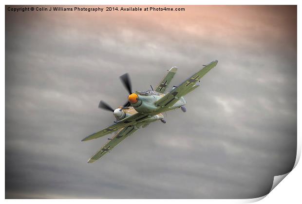   Buchon Duo Shoreham Airshow 2014 Print by Colin Williams Photography