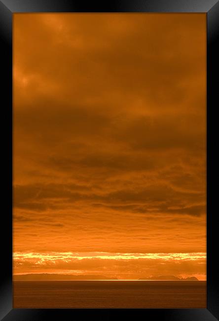 Hells dawn Framed Print by Alan Pickersgill