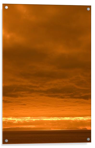 Hells dawn Acrylic by Alan Pickersgill
