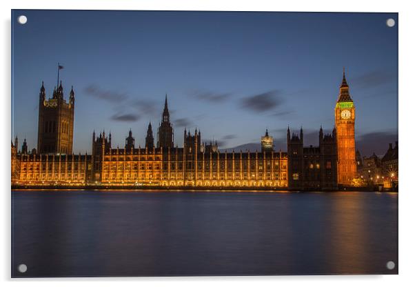  Houses of Parliament Acrylic by Louise Wilden