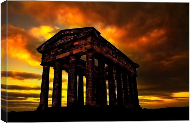  Penshaw Monument Canvas Print by Northeast Images