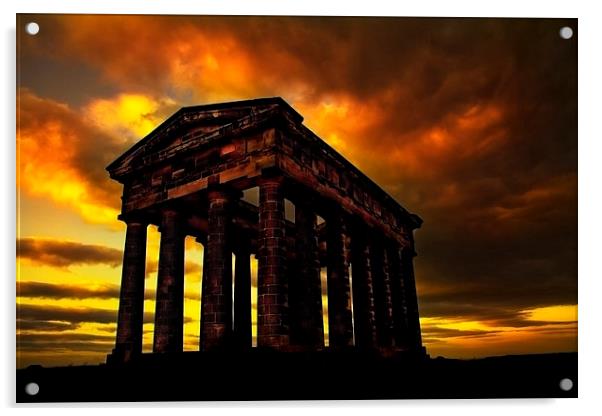  Penshaw Monument Acrylic by Northeast Images