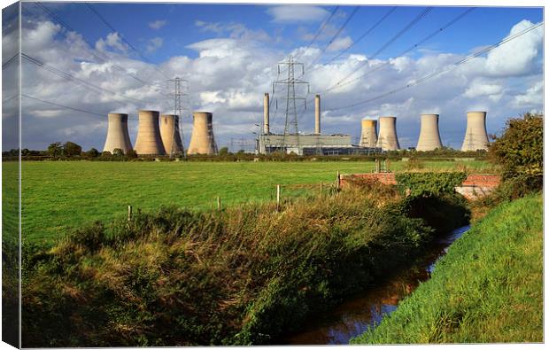 West Burton Power Stations  Canvas Print by Darren Galpin