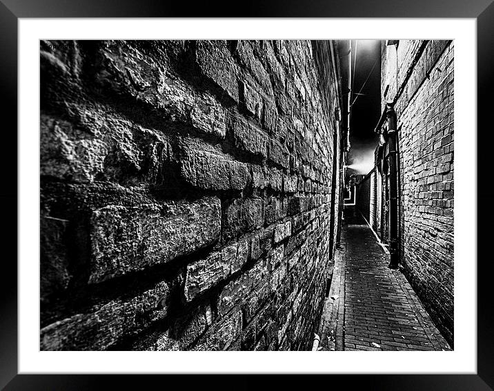 Takeaway Alley Framed Mounted Print by Chris Mann