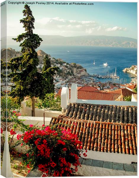  On top of Hydra Canvas Print by Joseph Pooley