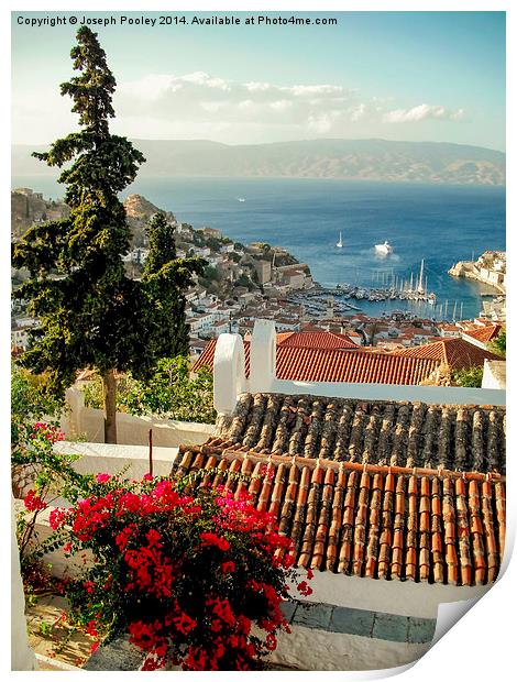  On top of Hydra Print by Joseph Pooley