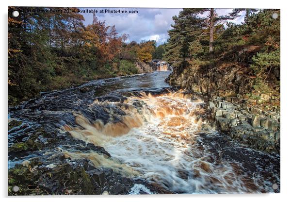  Low Force Waterfalls Acrylic by Dave Evans