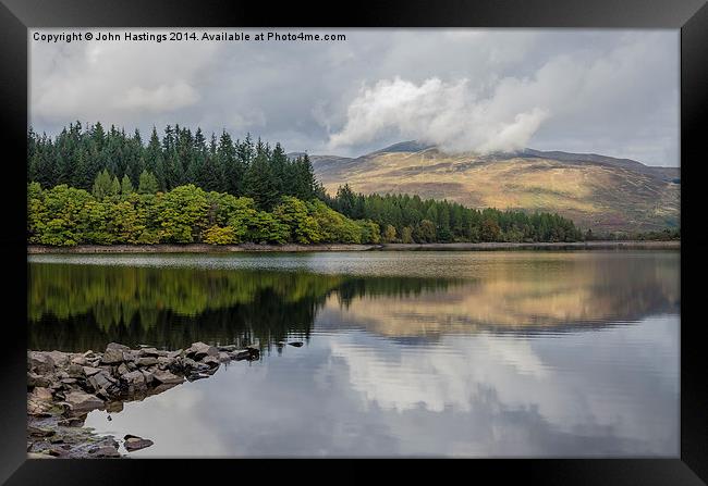  Scottish Highland Landscape Framed Print by John Hastings