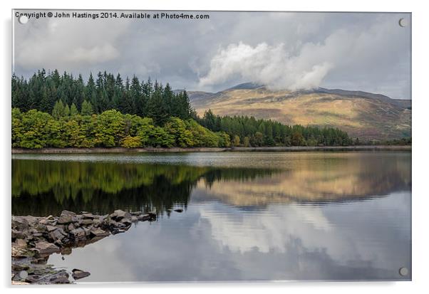  Scottish Highland Landscape Acrylic by John Hastings