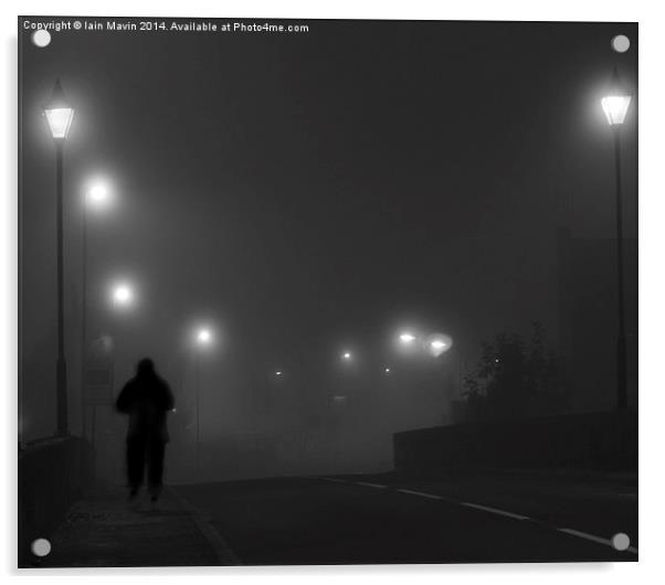  A Cold Walk in the Fog Acrylic by Iain Mavin