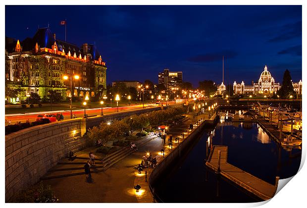 Inner Harbor Print by Thomas Schaeffer