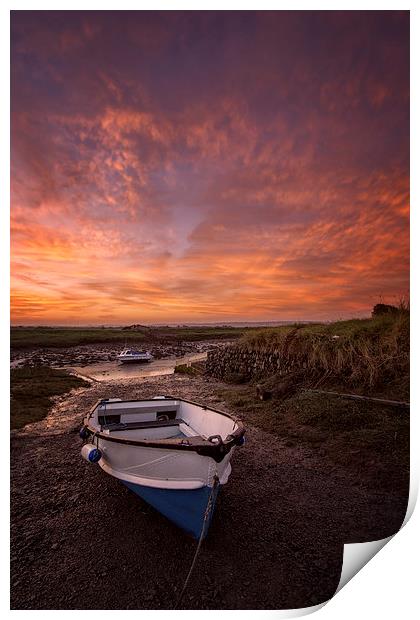  Velatror Quay sunrise Print by Dave Wilkinson North Devon Ph