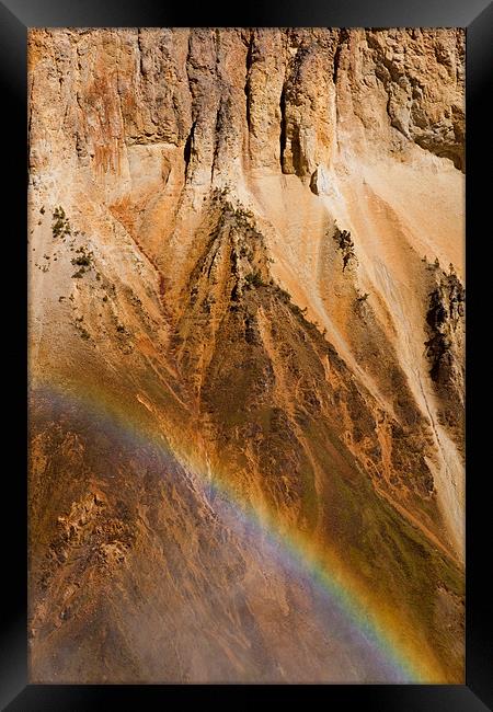 Grand Canyon of the Yellowstone Framed Print by Thomas Schaeffer