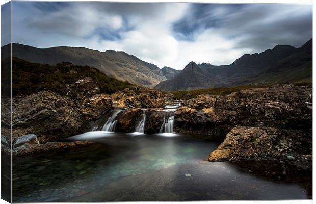  The Fairy Pools  Canvas Print by Richard Armstrong
