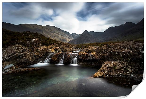  The Fairy Pools  Print by Richard Armstrong