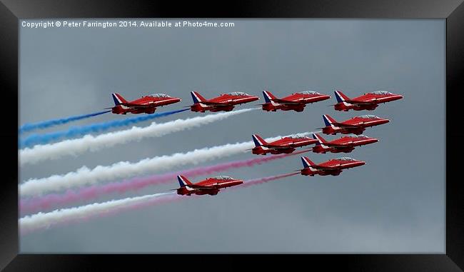  Out Of The Darkness Framed Print by Peter Farrington