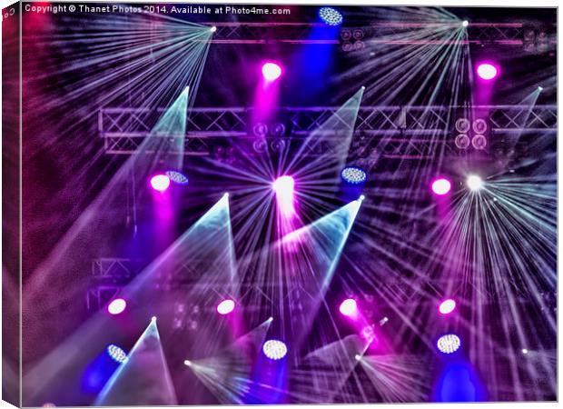  Stage lighting Canvas Print by Thanet Photos