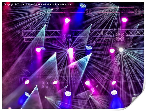  Stage lighting Print by Thanet Photos