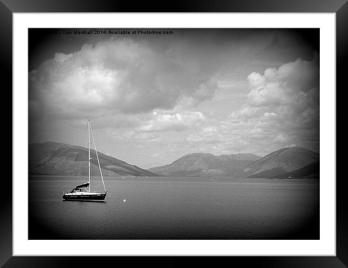  Firth of Clyde. Framed Mounted Print by Lilian Marshall