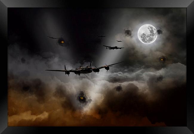 Night Bombers  Framed Print by J Biggadike