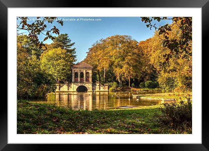  The Roman Boat House Framed Mounted Print by Pete Lawless