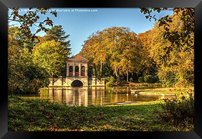  The Roman Boat House Framed Print by Pete Lawless