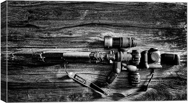  Canon Shooter Canvas Print by Dean Messenger
