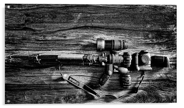  Canon Shooter Acrylic by Dean Messenger