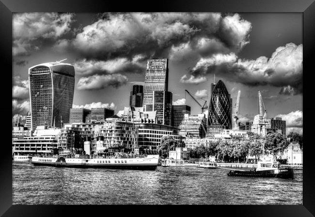London View Framed Print by David Pyatt