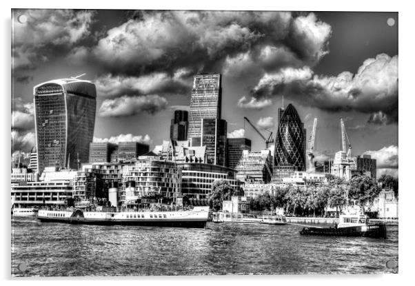 London View Acrylic by David Pyatt
