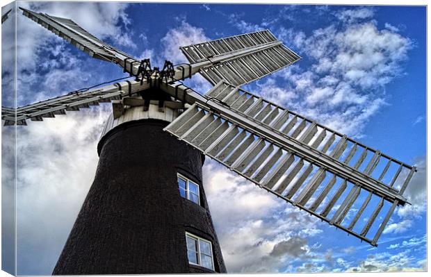 North Leverton Windmill   Canvas Print by Darren Galpin