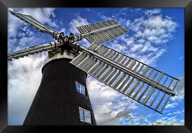 North Leverton Windmill   Framed Print by Darren Galpin