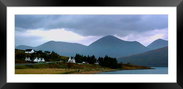  skye view Framed Mounted Print by dale rys (LP)